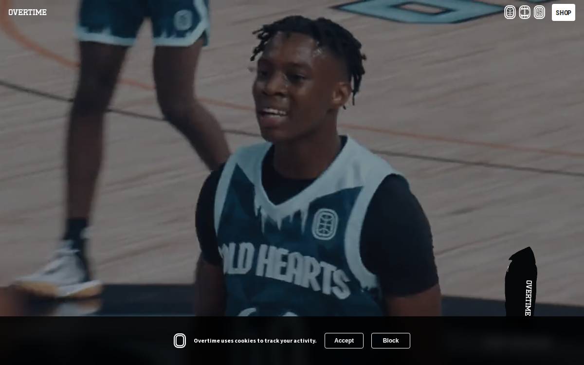 Overtime website preview