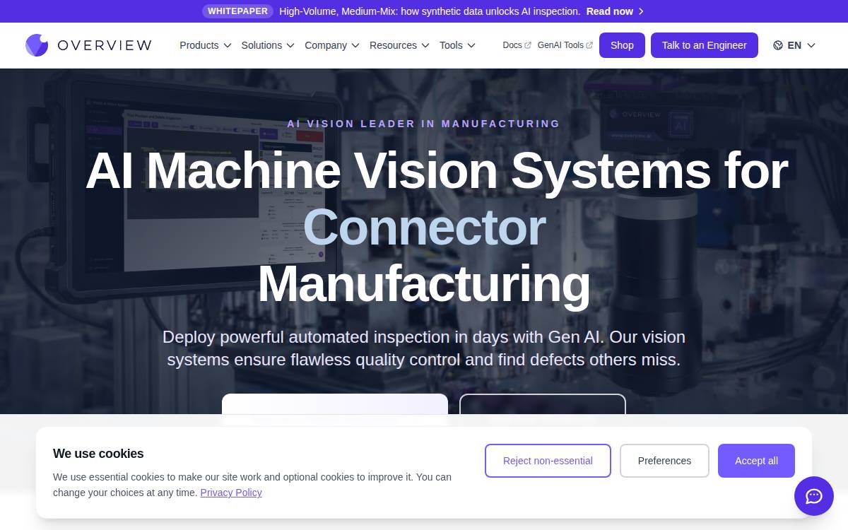Overview website preview