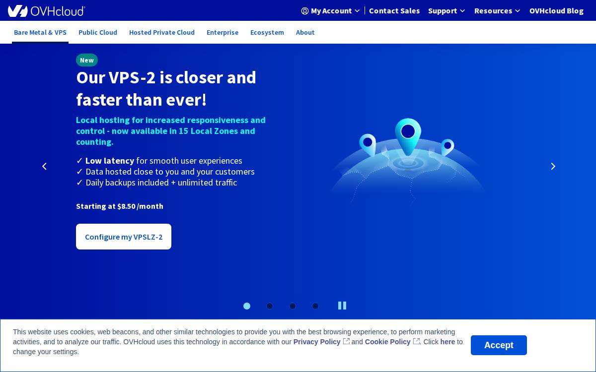 Ovhcloud website preview