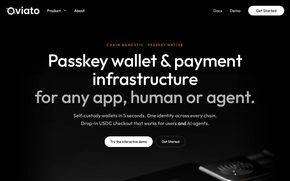 Oviato website preview