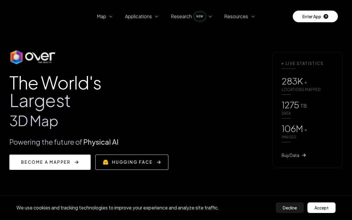 OVR website preview
