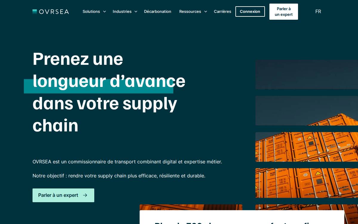 Ovrsea website preview