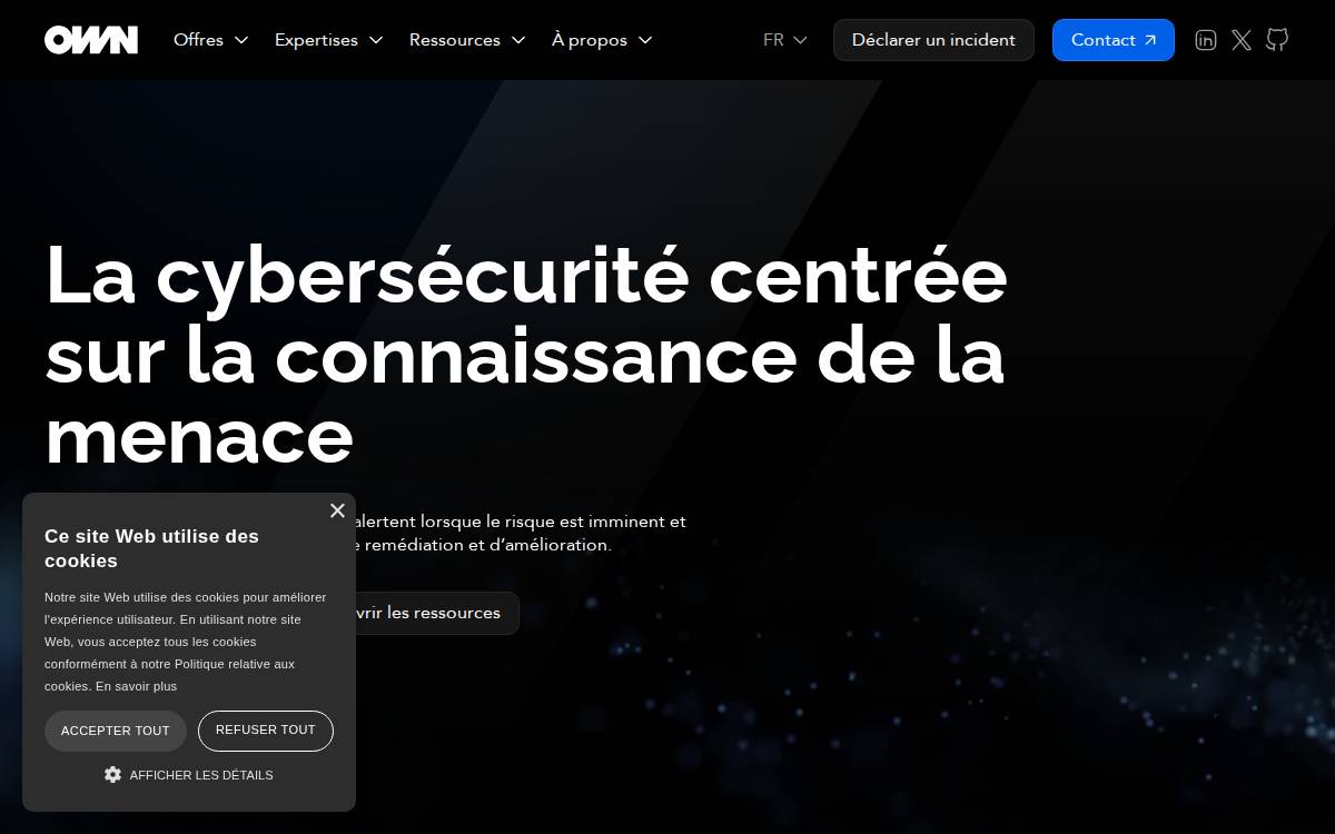 Own Security website preview