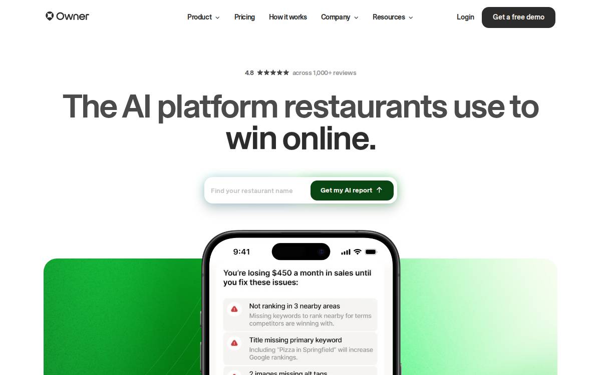 Owner.com website preview