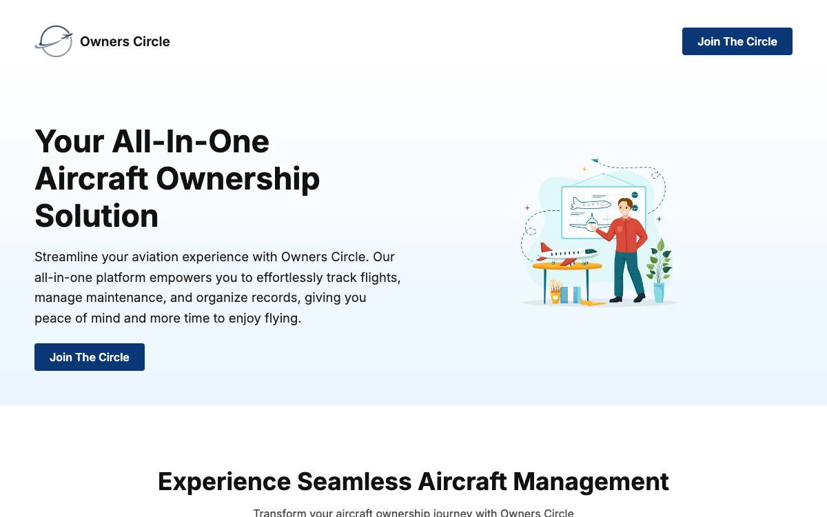 Owners Circle website preview