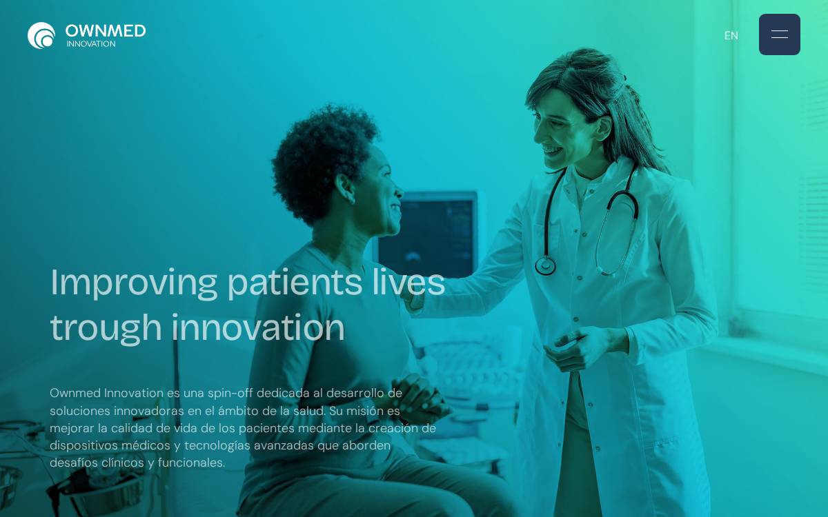 Ownmed Innovation website preview
