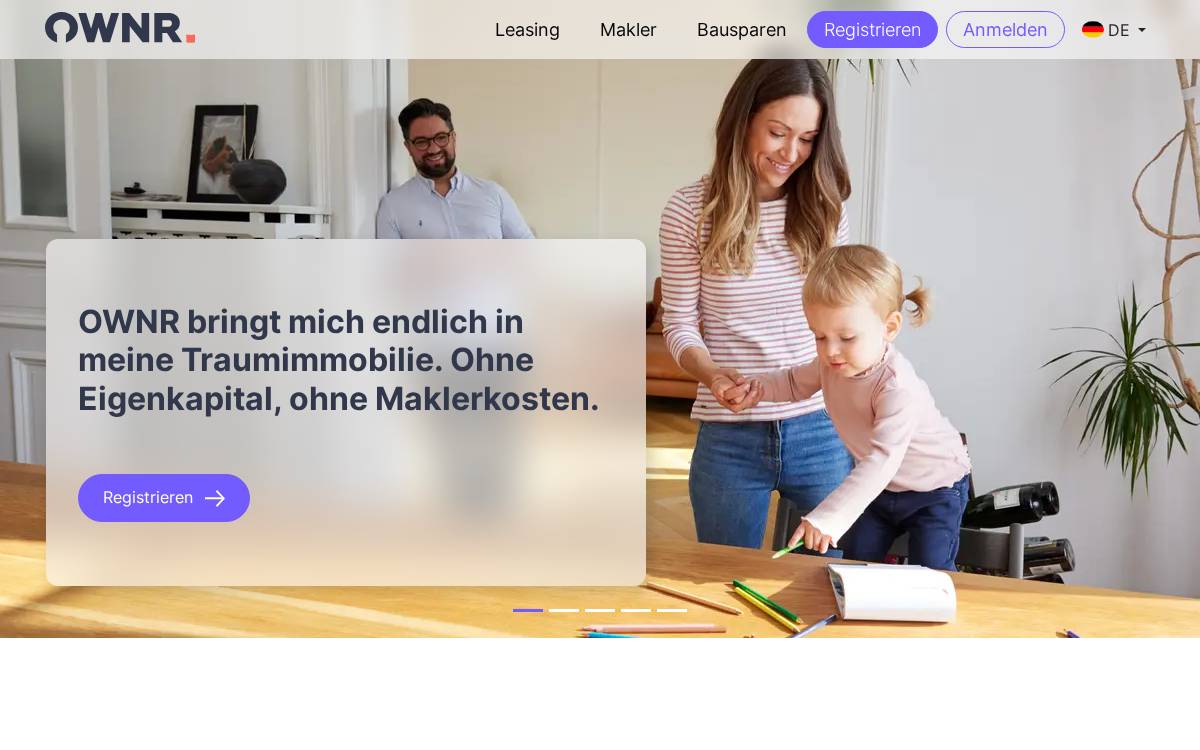 Ownr website preview