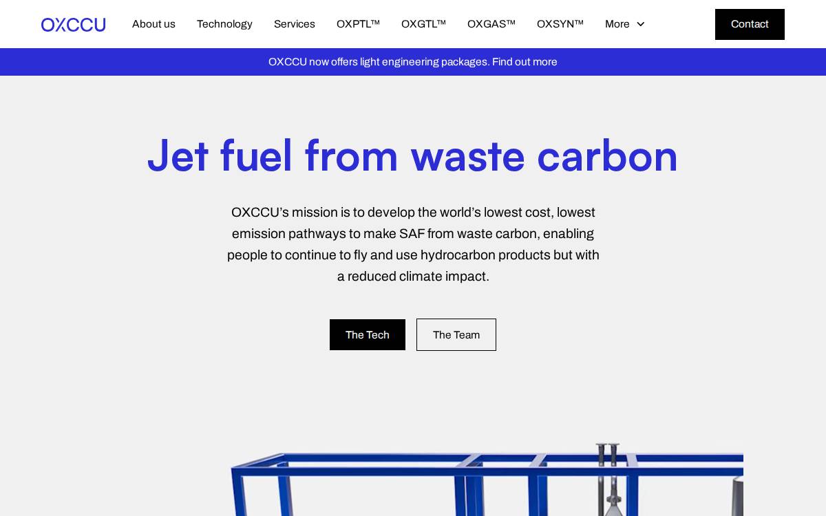 OXCCU website preview