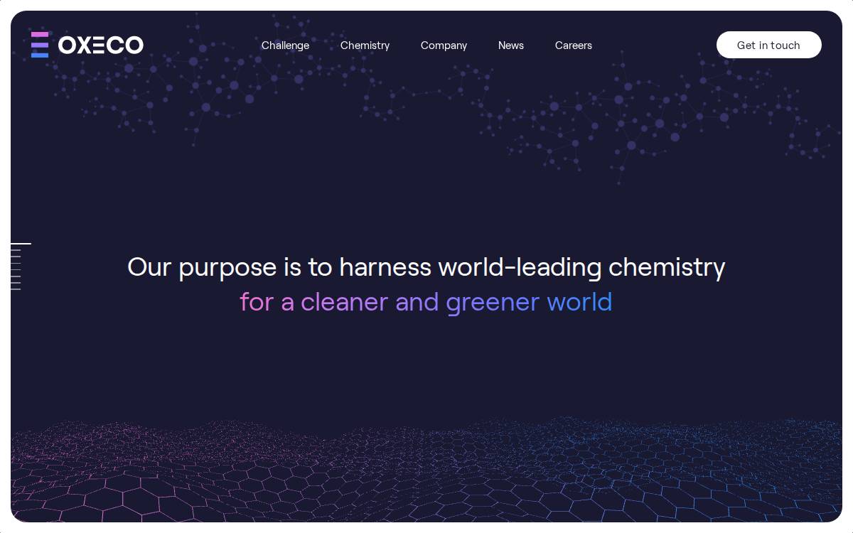 Oxeco Seed website preview