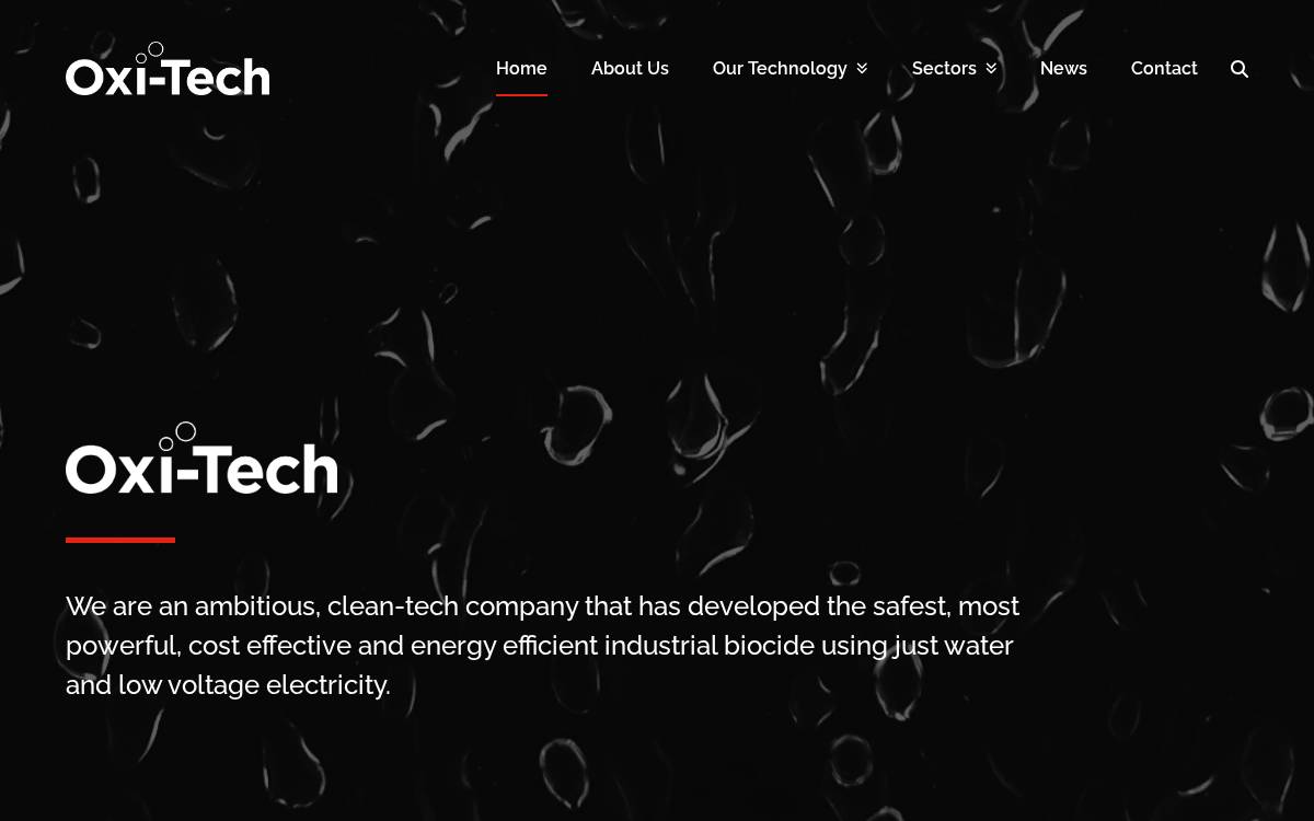 Oxi-Tech Solutions website preview