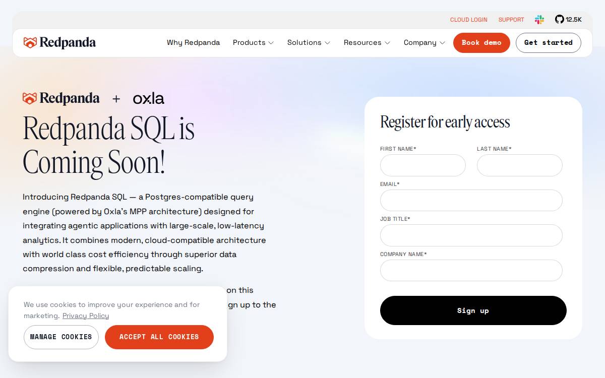 Oxla website preview