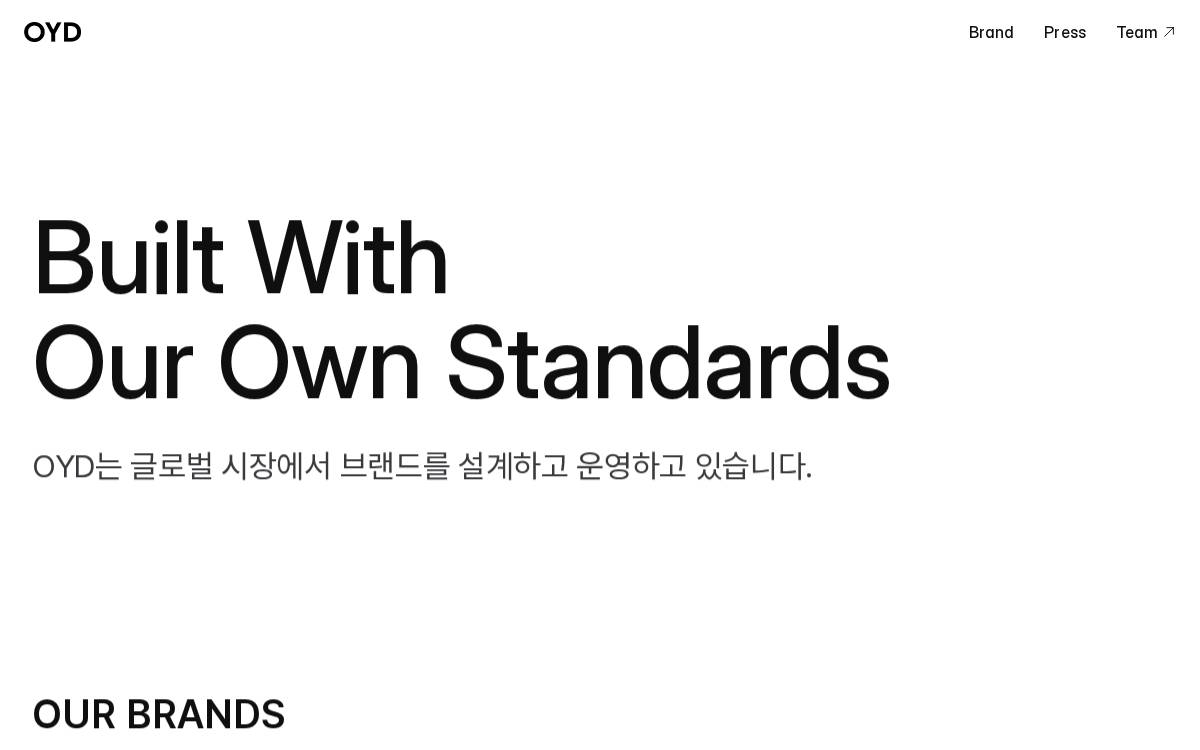 OYD website preview