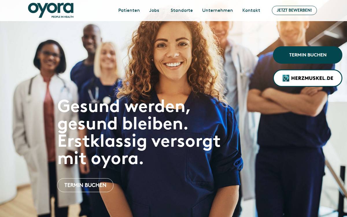 Oyora website preview