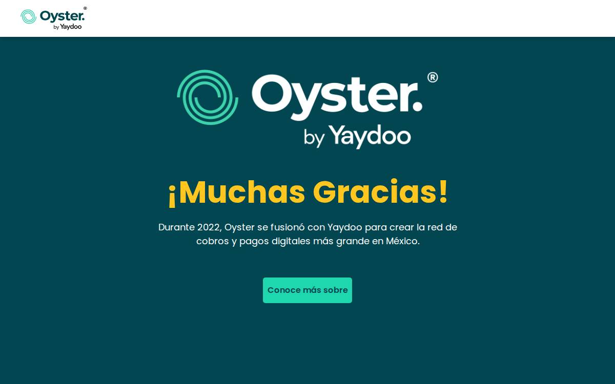 Oyster website preview