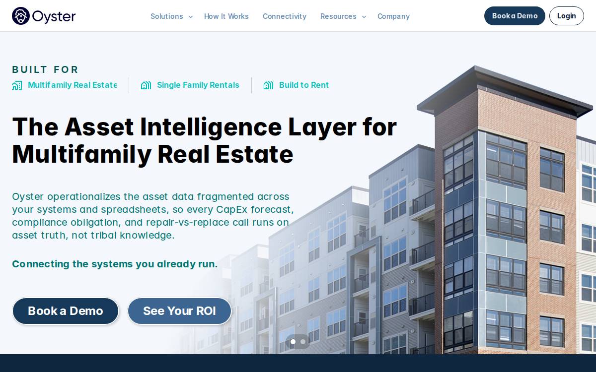 Oysterdata website preview