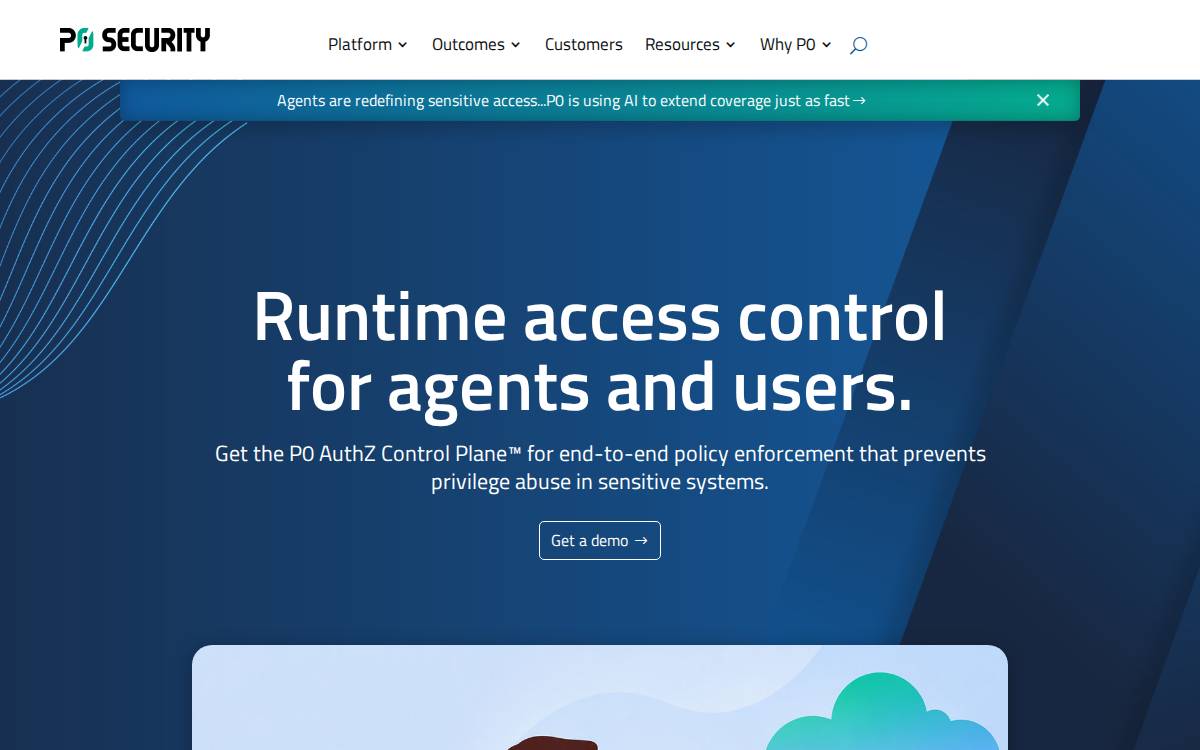 P0 Security website preview