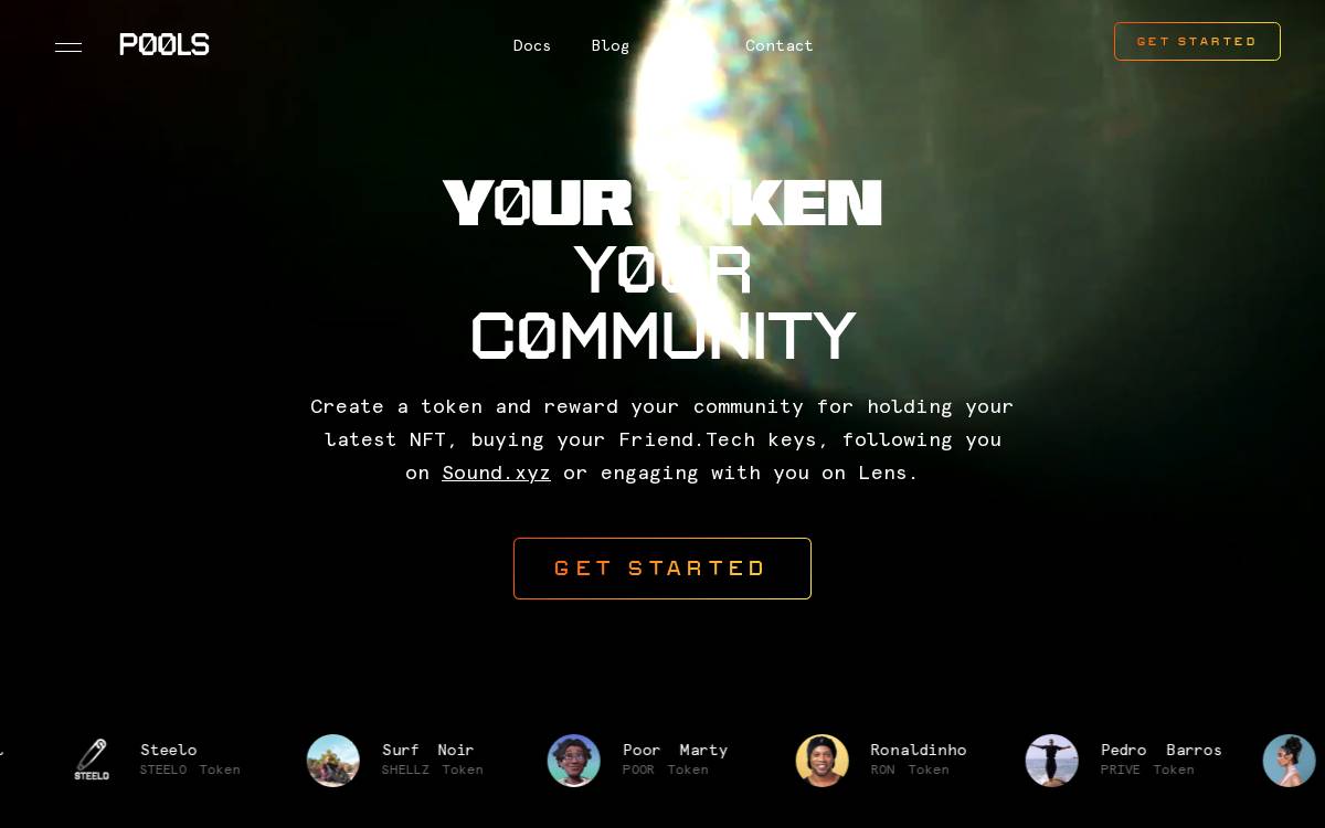 P00Ls website preview
