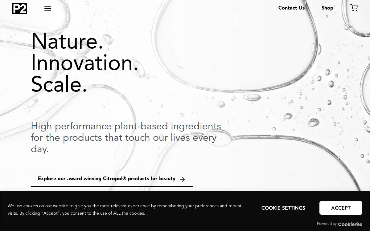 P2 Science, Inc website preview