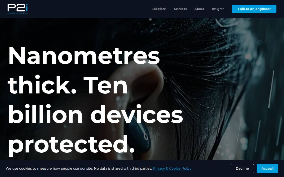 P2I website preview