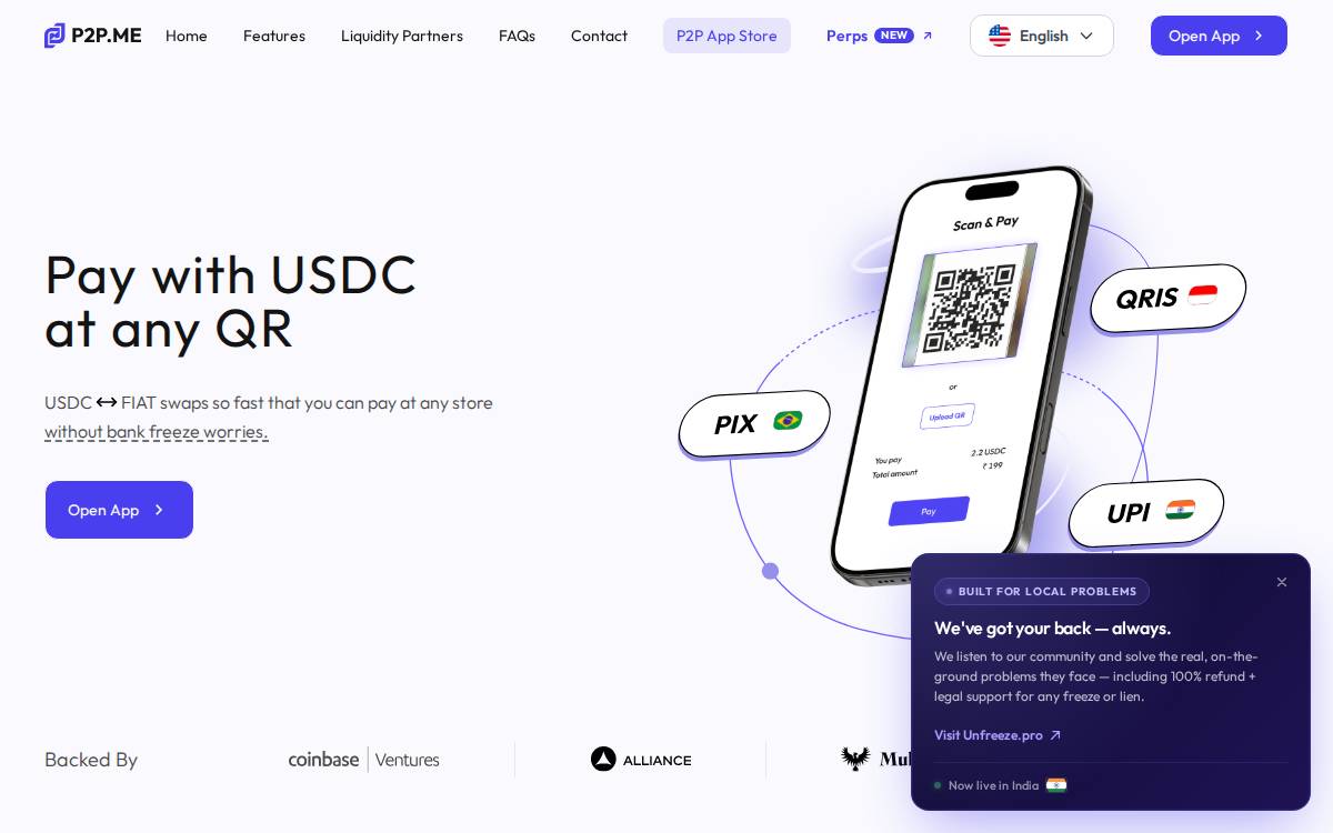 P2P website preview
