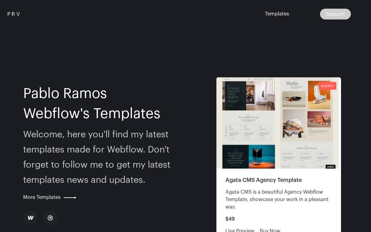Pablo Ramos website preview