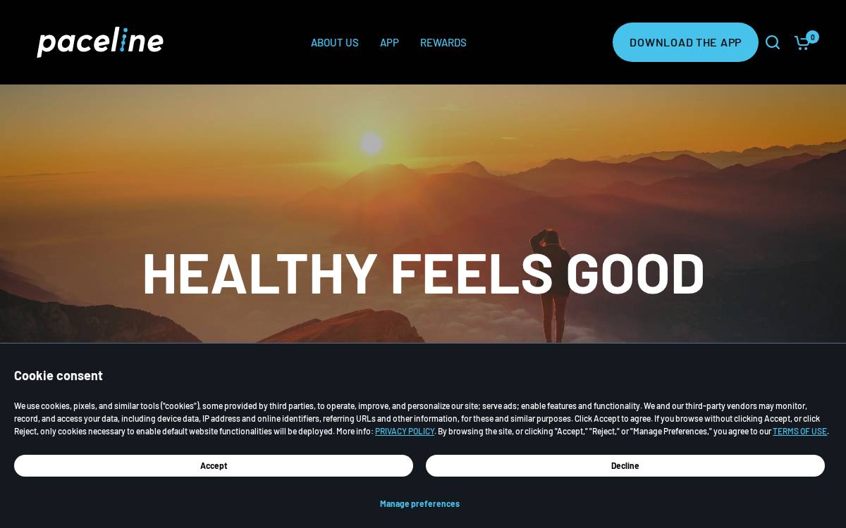 Paceline website preview