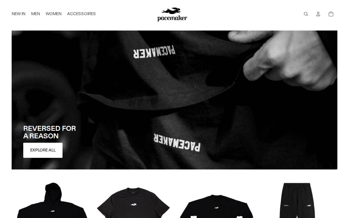 Pacemaker Products website preview
