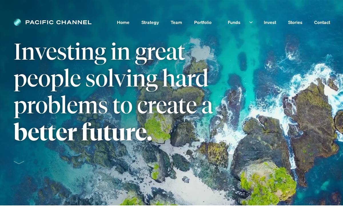 Pacific Channel website preview