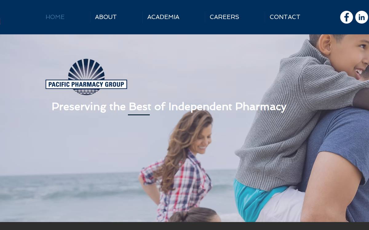 Pacificpharmacygroup website preview