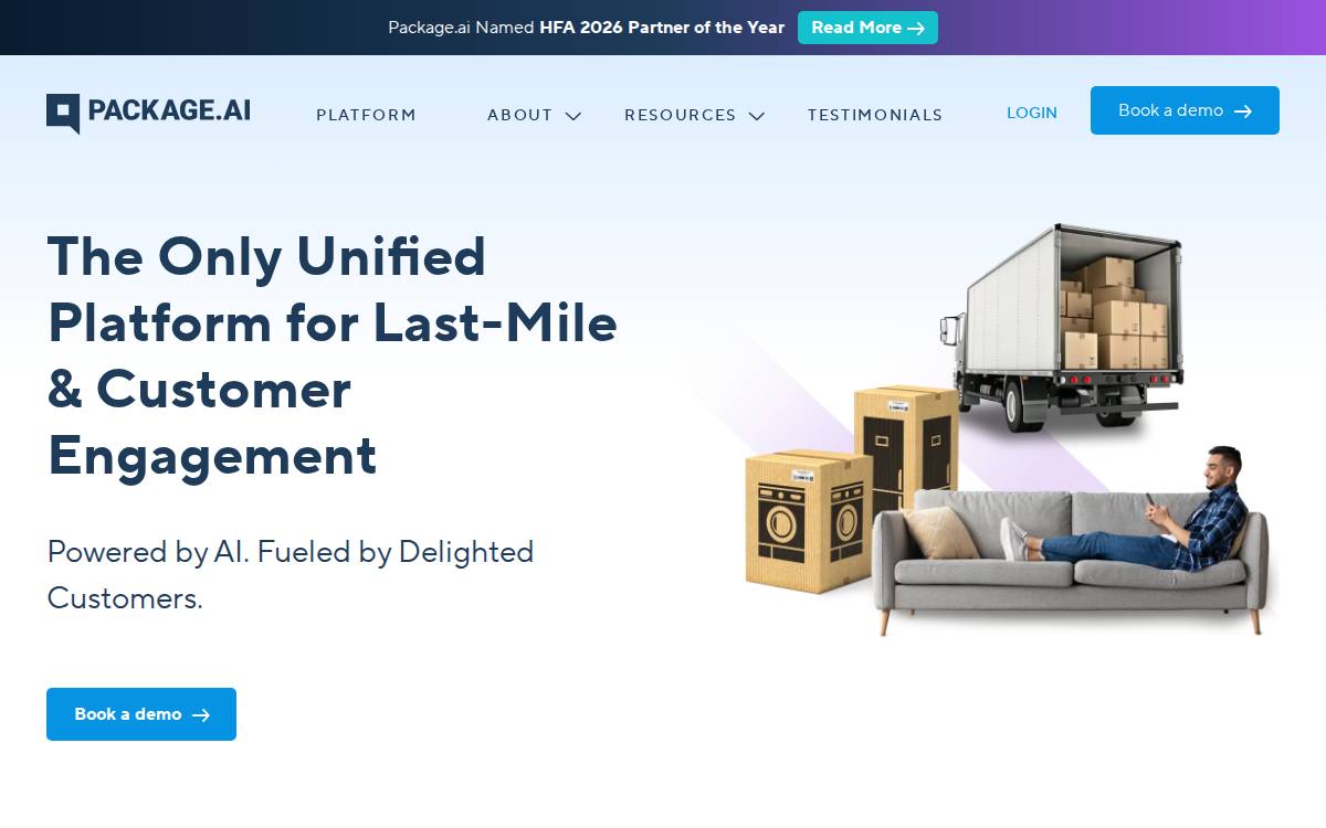 Package AI website preview