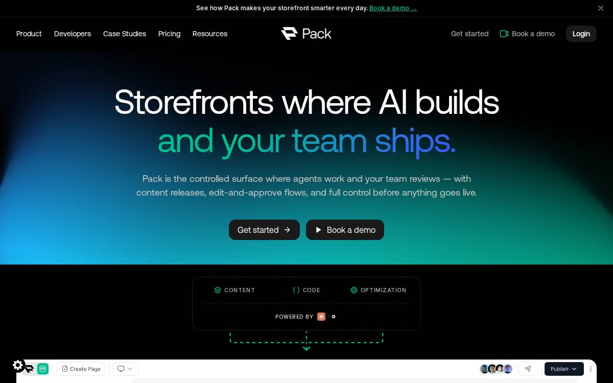 Packdigital website preview