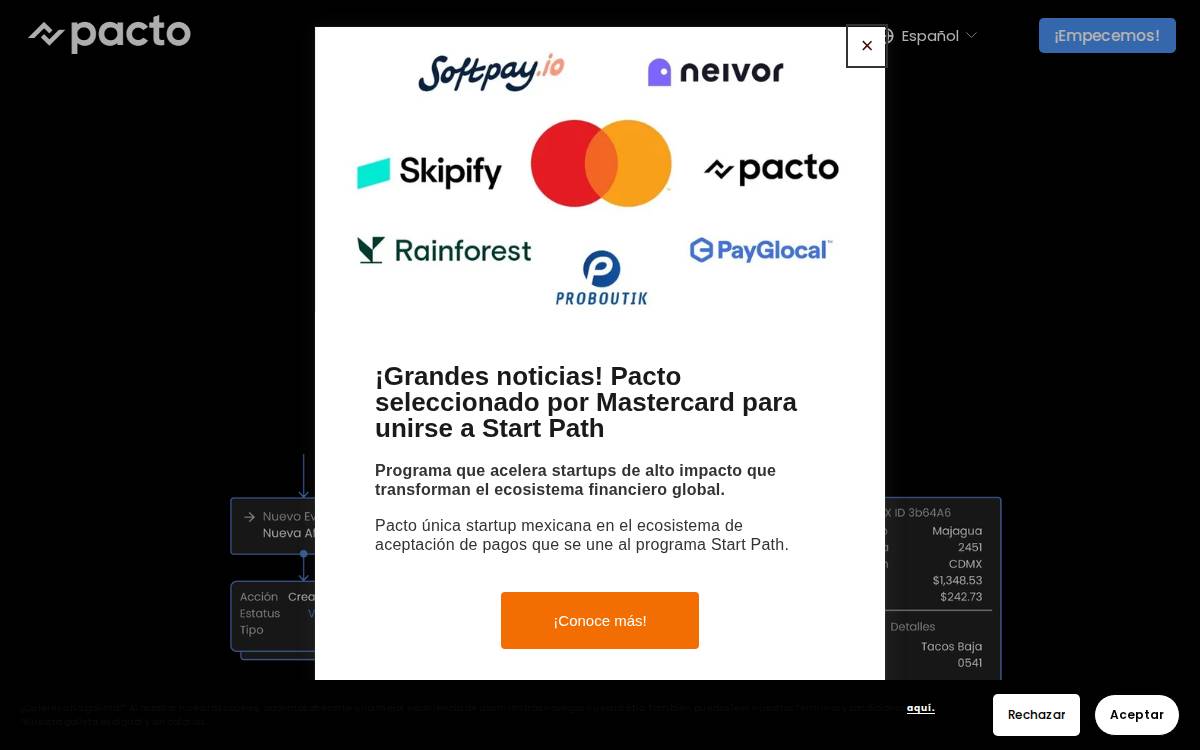 Pacto website preview