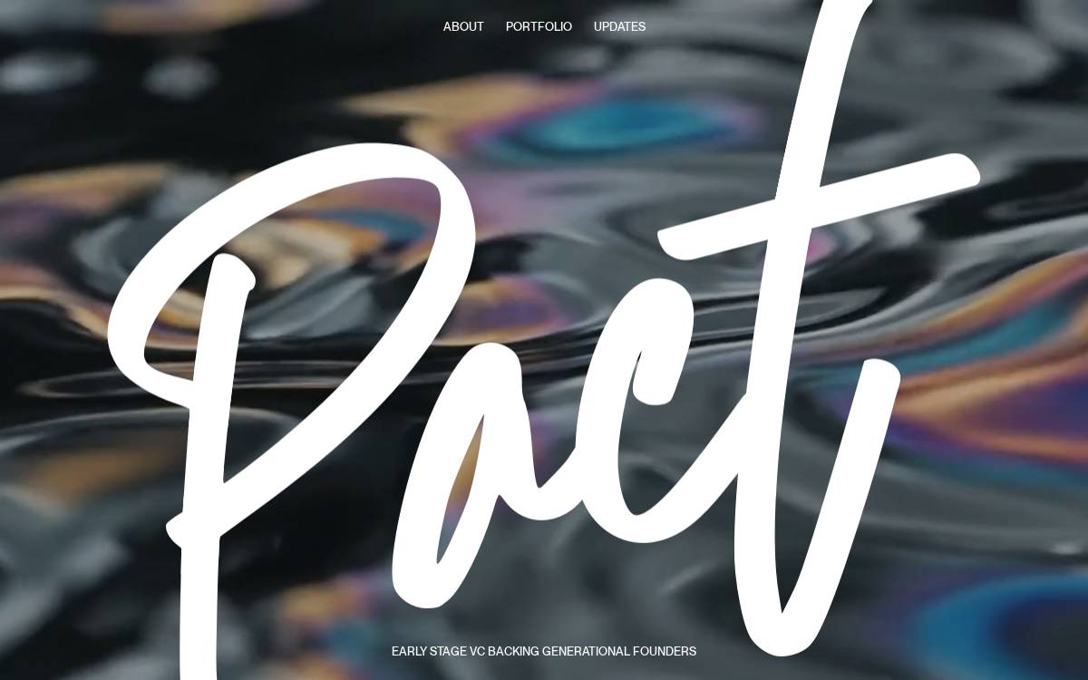 Pactvc website preview