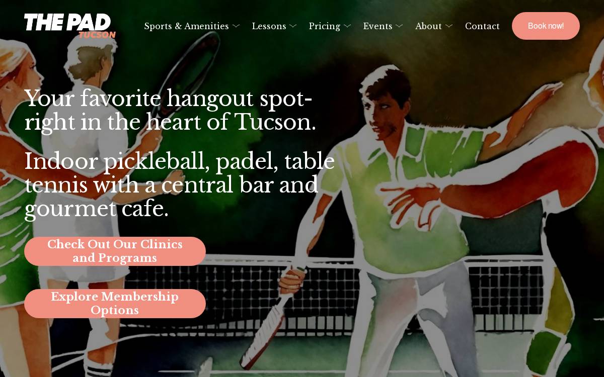 PAD Tucson website preview