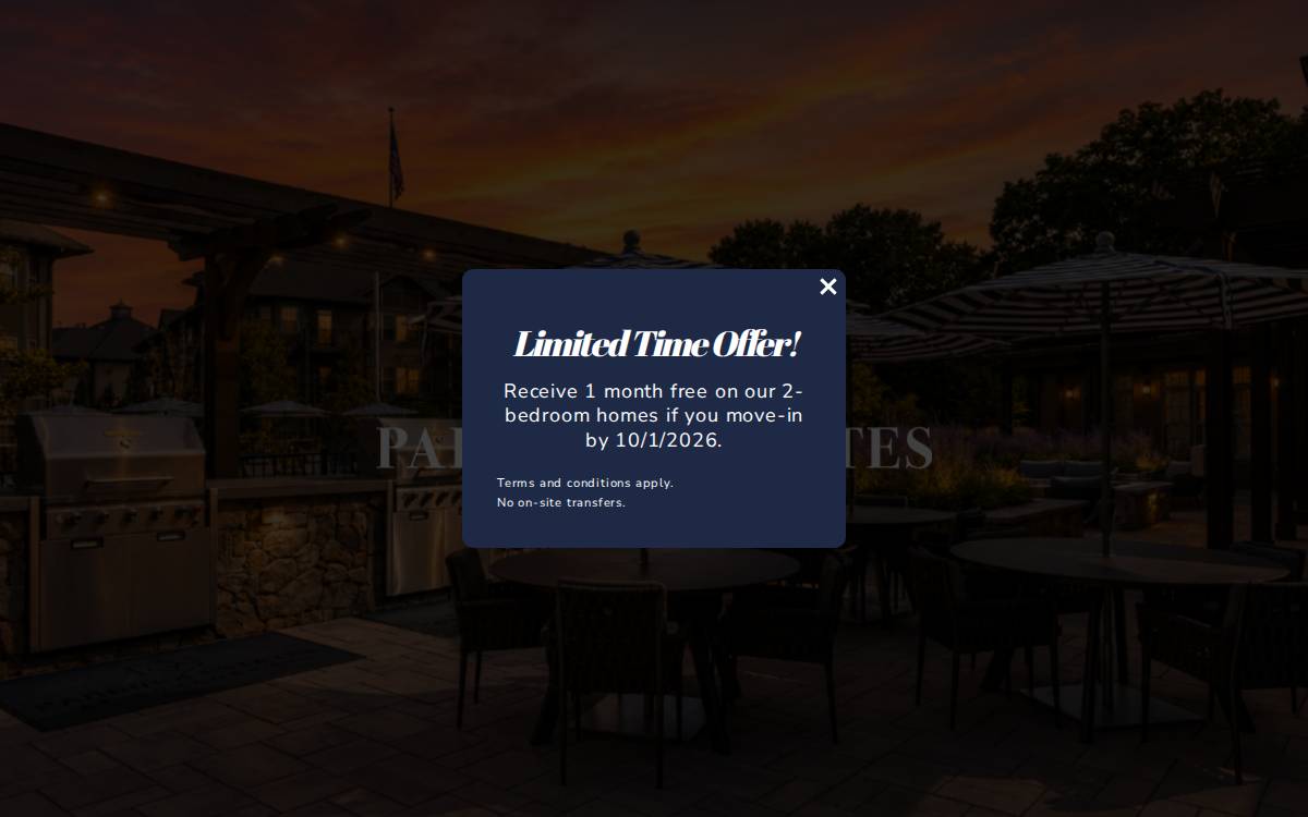 Paddock Estates website preview