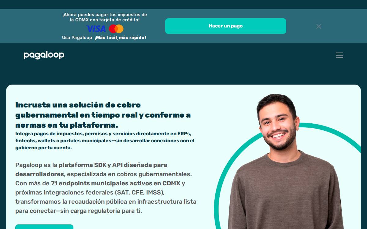 Pagaloop website preview