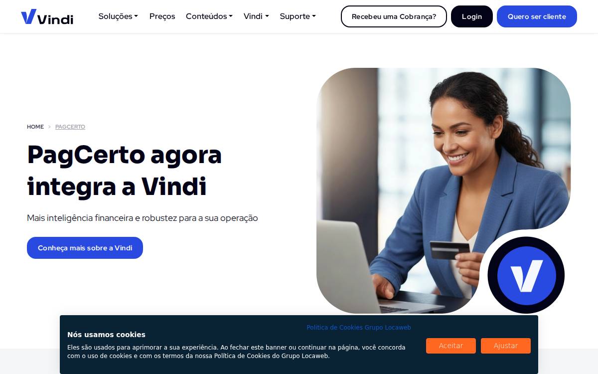 PagCerto website preview