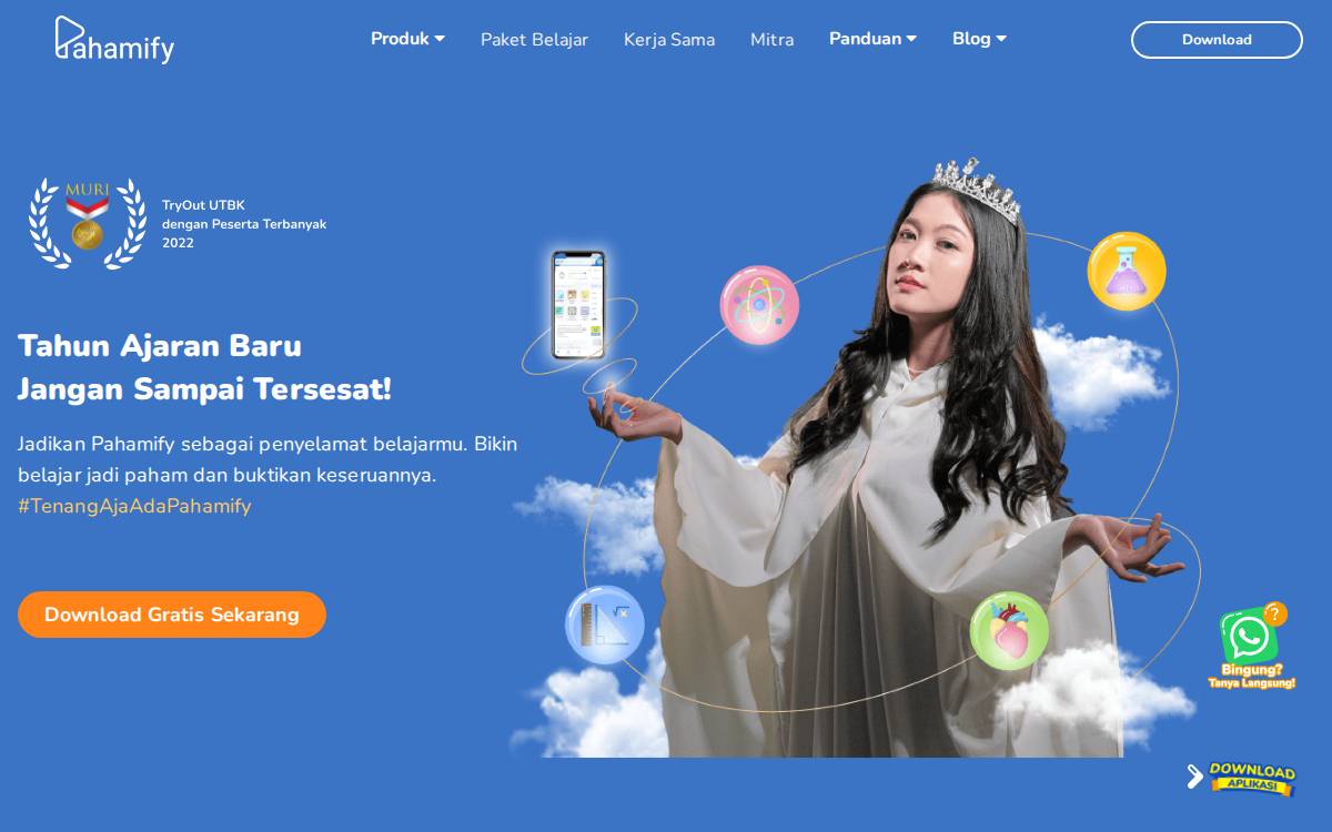 Pahamify website preview