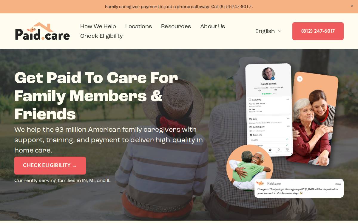 Paid website preview