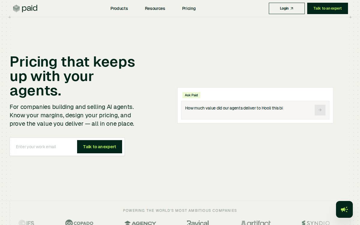 Paid website preview