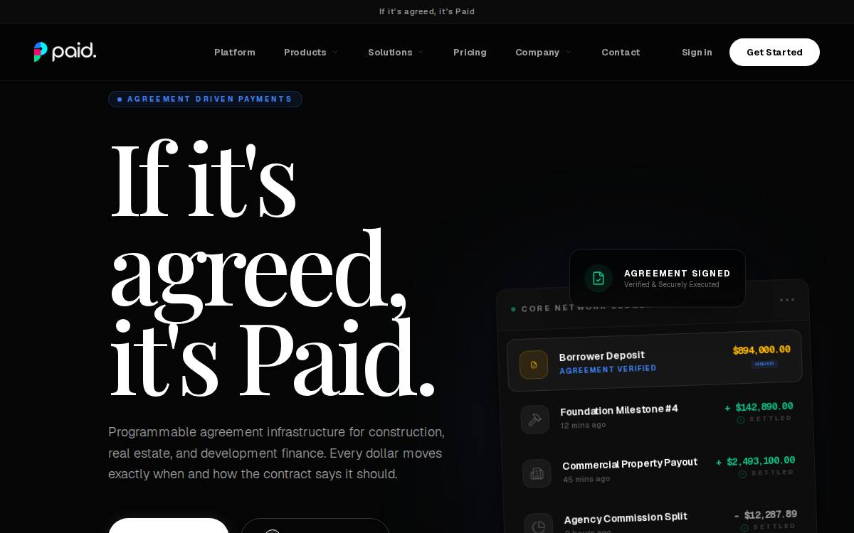 Paid website preview