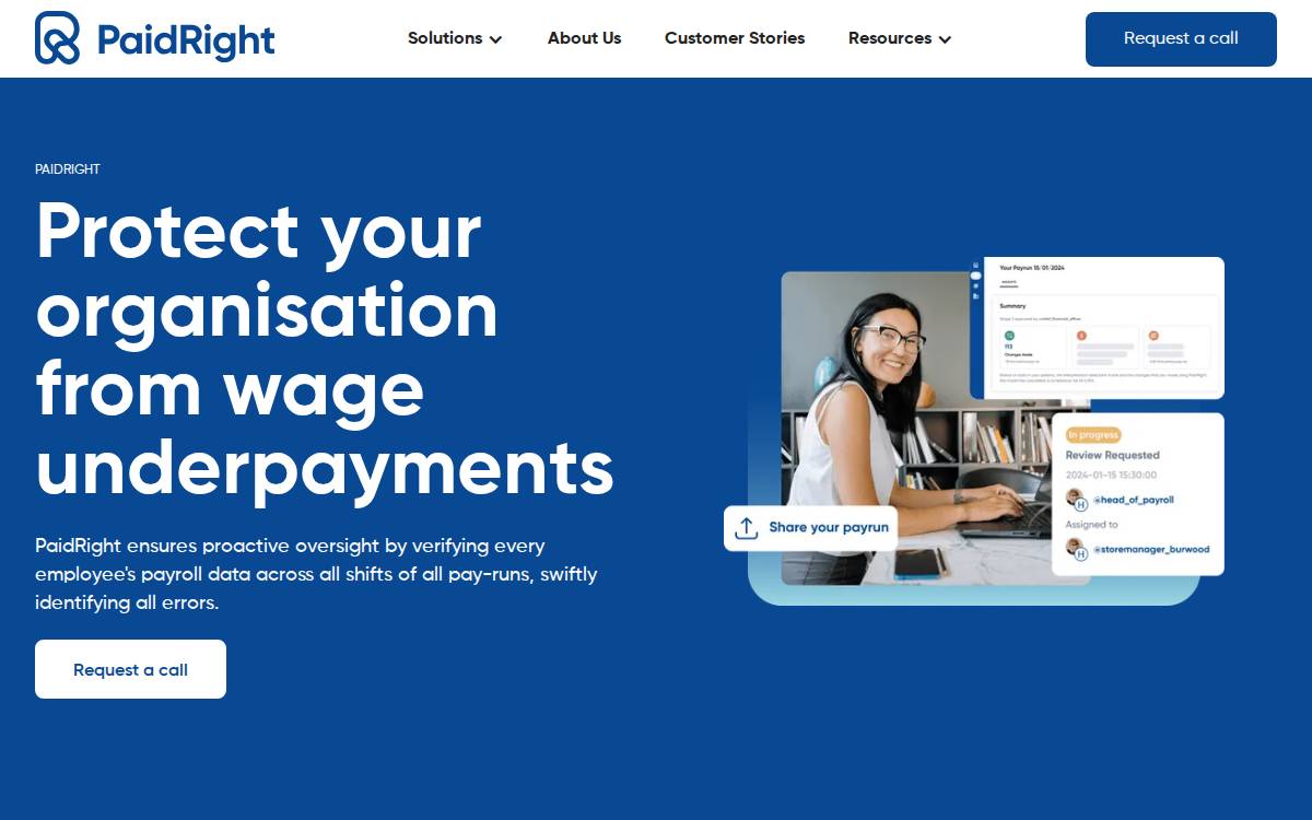 Paid Right website preview