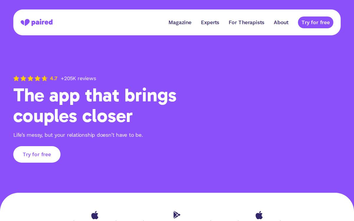 Paired website preview