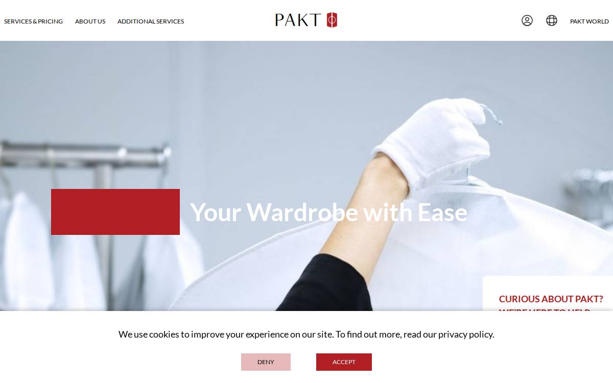 PAKT website preview