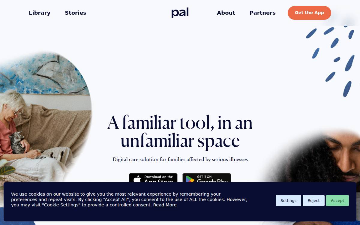 Pal website preview