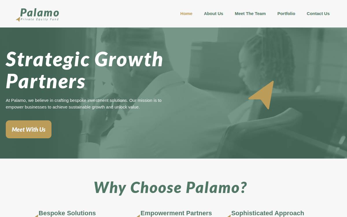 Palamo website preview