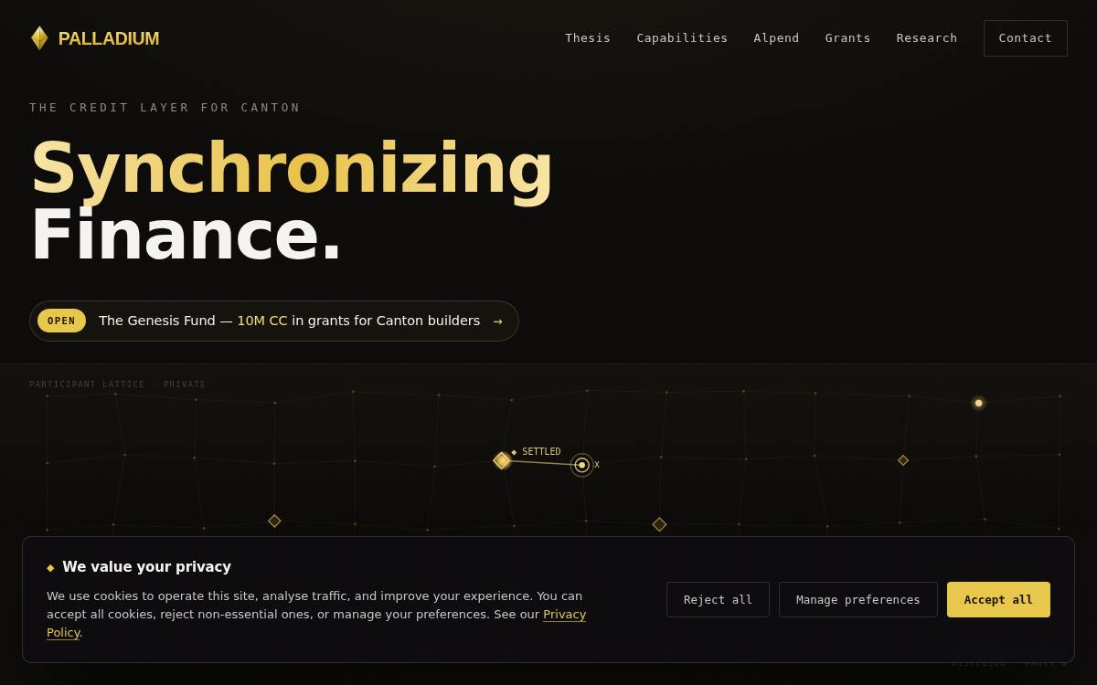 Palladiumlabs website preview