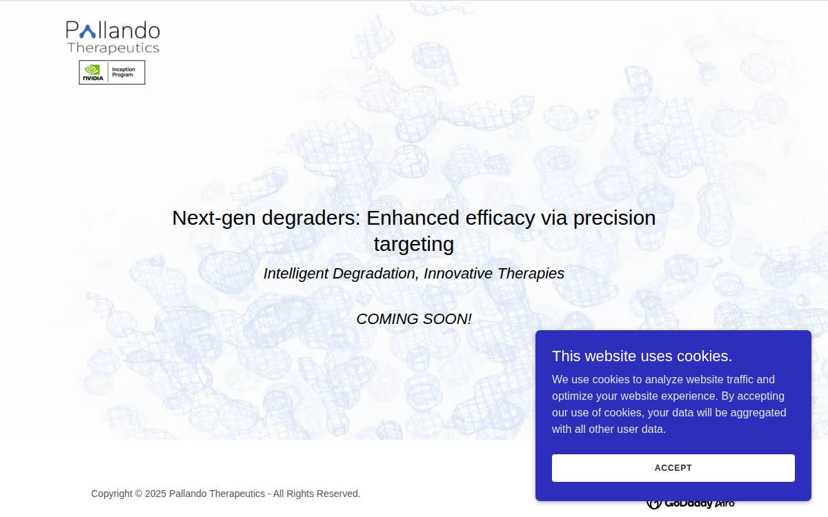 Pallando website preview
