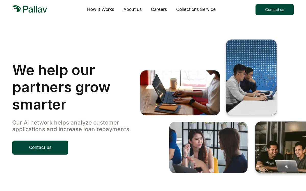 Pallav Technologies website preview