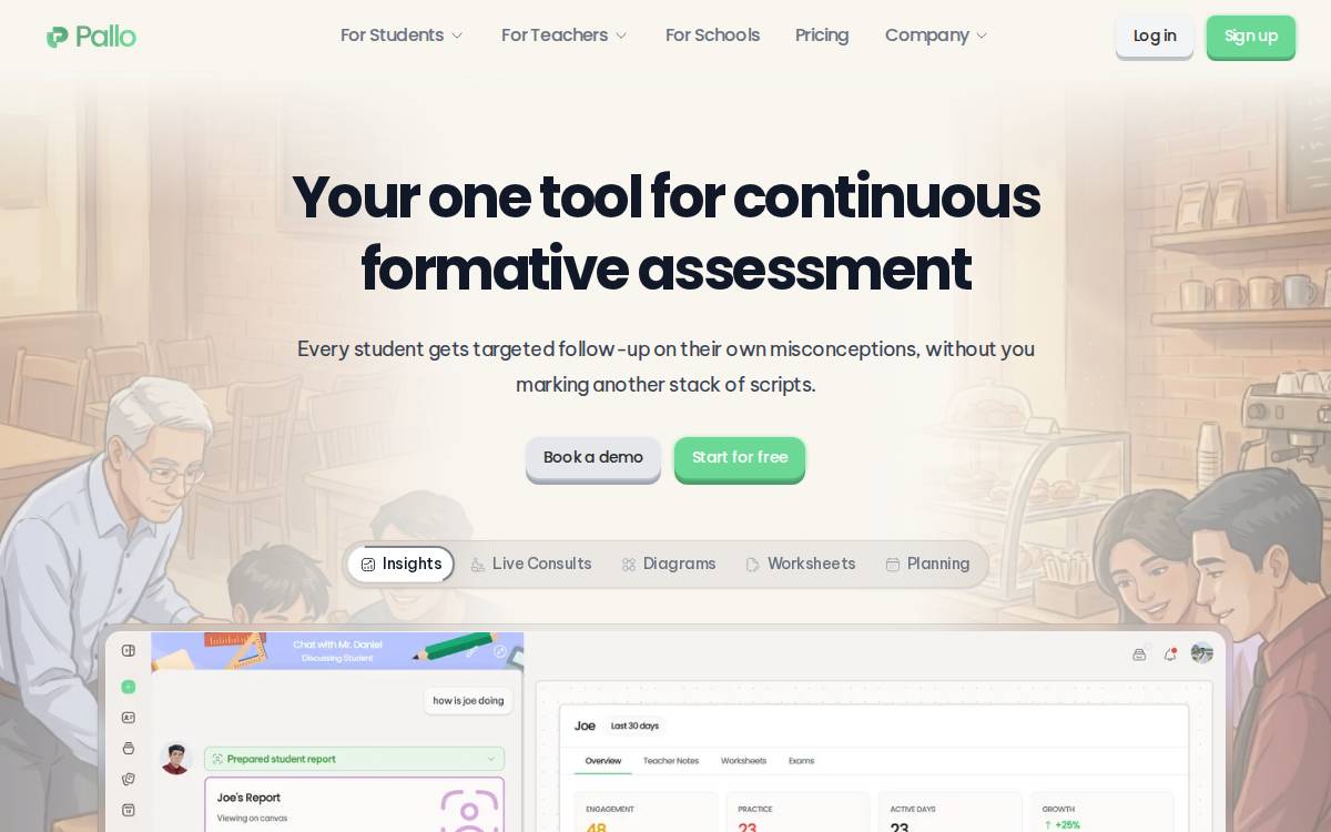 Pallo website preview
